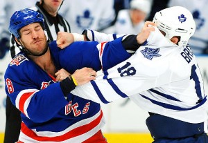RANGERS V MAPLE LEAFS