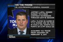 Nonis on Lupul Signing – 01/20/13