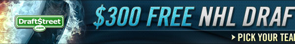 One Day Free Fantasy Hockey Contest – No Signup Fee, $300 in Prizes One Day Free Fantasy Hockey Contest – No Signup Fee, $300 in Prizes