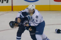 Dion Phaneuf vs. Andrew Ladd
