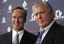 Dave Poulin and Brian Burke