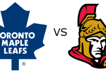 Toronto Maple Leafs vs Ottawa Senators