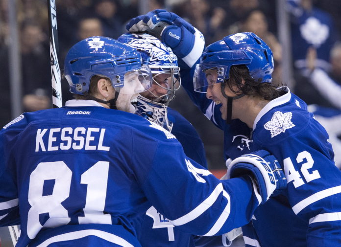 James Reimer; Tyler Bozak; Phil Kessel