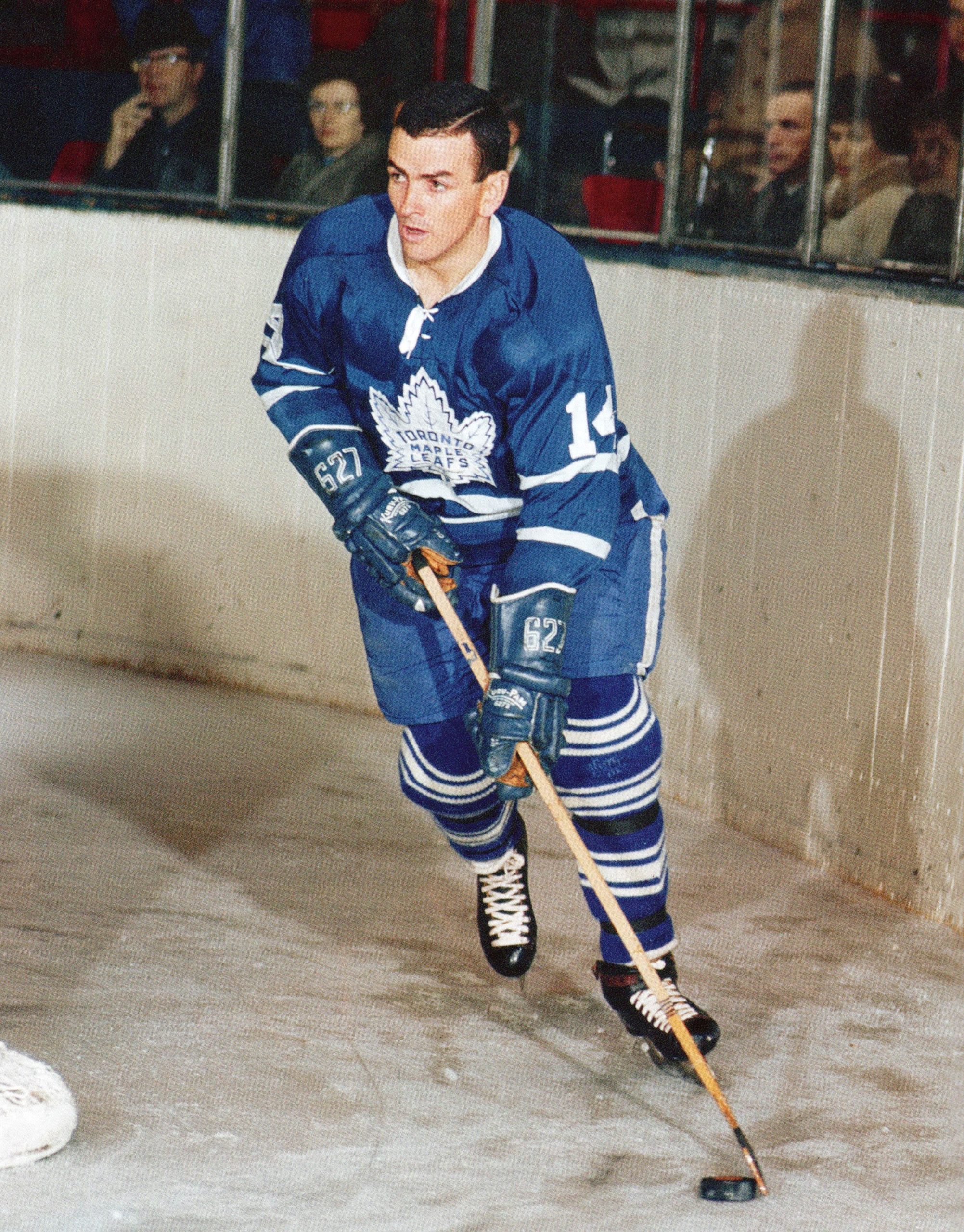 Bryan McCabe Toronto Maple Leafs Silver/Blue Easton Game Used Stick: