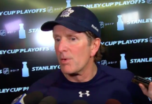Mike Babcock on the Matthews line, Zaitsev’s return, taking the series lead, and looking ahead to Game 4