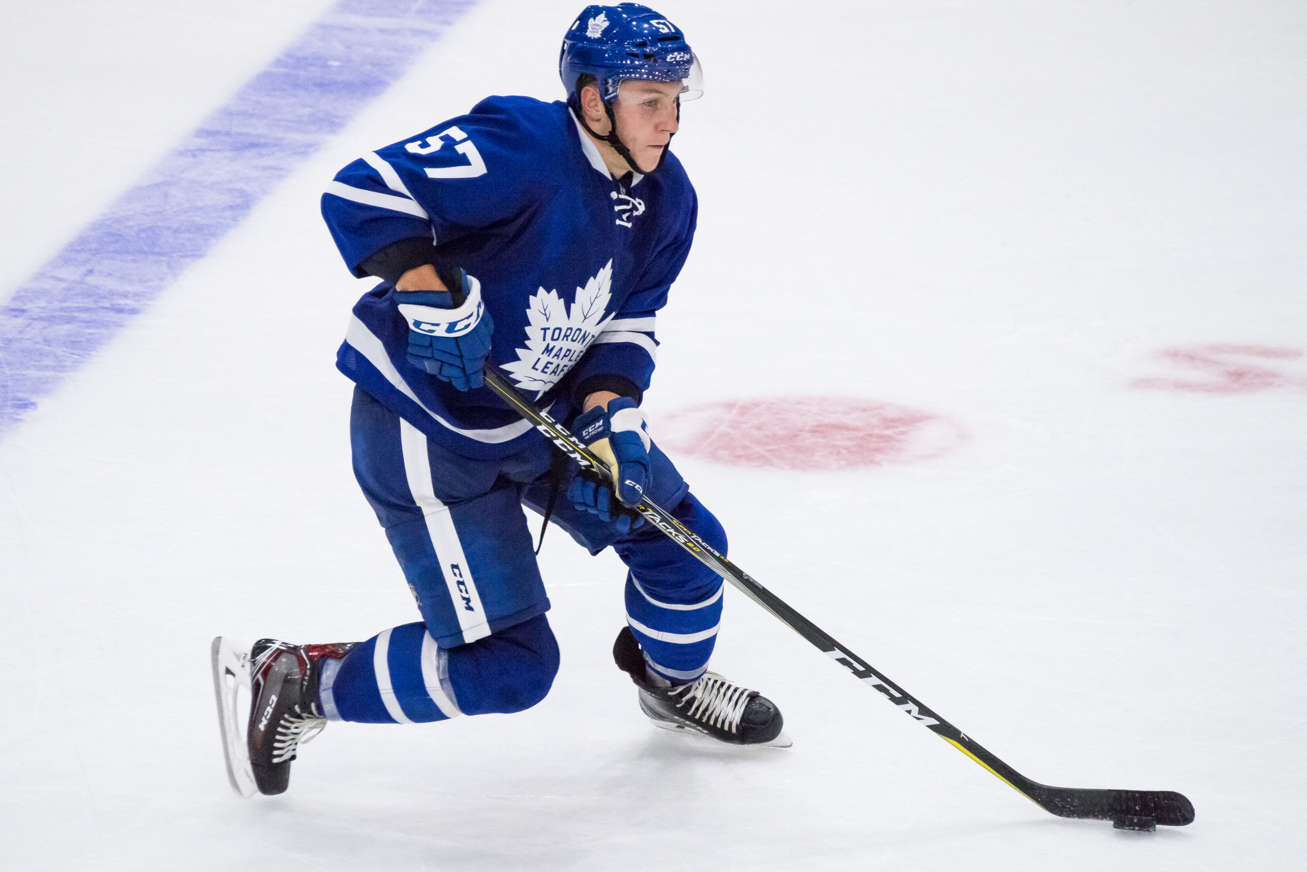 Easton Cowan a bright spot for Maple Leafs in 4-3 exhibition loss