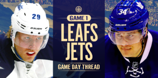 Toronto Maple Leafs vs. Winnipeg Jets – Game #1 Preview & Projected Lines Toronto Maple Leafs vs Winnipeg Jets