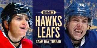 Toronto Maple Leafs vs. Chicago Blackhawks – Game #3 Preview & Projected Lines