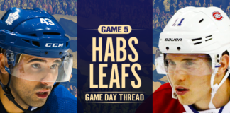 Toronto Maple Leafs vs. Montreal Canadiens – Game #5 Preview, Projected Lines & TV Info