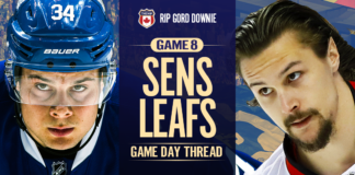Toronto Maple Leafs vs. Ottawa Senators – Game #8 Preview, Projected Lines & TV Info Toronto Maple Leafs vs. Ottawa Senators