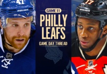 Toronto Maple Leafs vs. Philadelphia Flyers