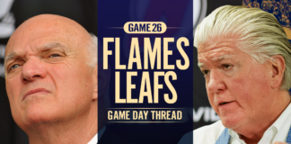 Toronto Maple Leafs vs. Calgary Flames – Game #26 Preview, Projected Lines & TV Info Toronto Maple Leafs vs. Calgary Flames