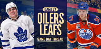 Toronto Maple Leafs vs. Edmonton Oilers