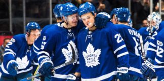 Toronto Maple Leafs sign William Nylander: six years, $6.96 million AAV William Nylander and Andreas Borgman of the Toronto Maple Leafs