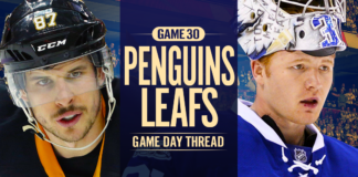 Toronto Maple Leafs vs. Pittsburgh Penguins