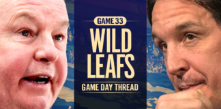 Toronto Maple Leafs vs. Minnesota Wild – Game #33 Preview, Projected Lines & TV Info Toronto Maple Leafs vs. Minnesota Wild