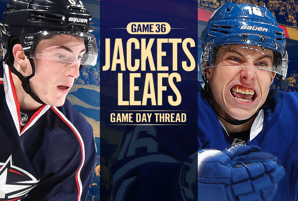 Toronto Maple Leafs vs. Columbus Blue Jackets Game 36 Preview