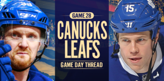 Toronto Maple Leafs vs. Vancouver Canucks