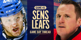 Toronto Maple Leafs vs. Ottawa Senators