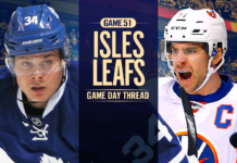 Toronto Maple Leafs vs. New York Islanders