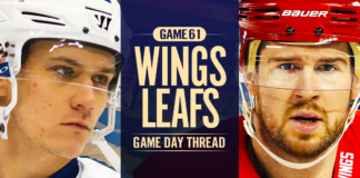 Toronto Maple Leafs vs. Detroit Red Wings – Game #61 Preview, Projected Lines & TV Info Toronto Maple Leafs vs. Detroit Red WIngs