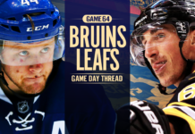 Toronto Maple Leafs vs Boston Bruins