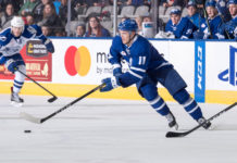Andreas Johnsson of the Toronto Marlies