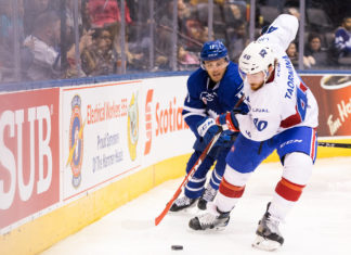 Andreas Johnsson of the Toronto Marlies
