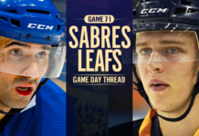 Toronto Maple Leafs vs. Buffalo Sabres