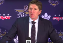 Mike Babcock after the Toronto Maple Leafs' 5-2 loss to the Washington Capitals on March 3, 2017
