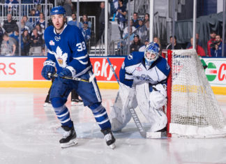 Frederik Gauthier of the Toronto Marlies