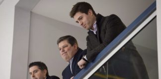 Brandon Pridham, Kyle Dubas of the Toronto Maple Leafs