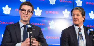 kyle dubas of the toronto maple leafs