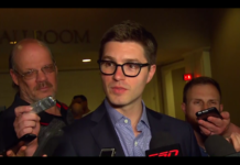 Toronto Maple Leafs GM Kyle Dubas at the 2018 NHL Draft