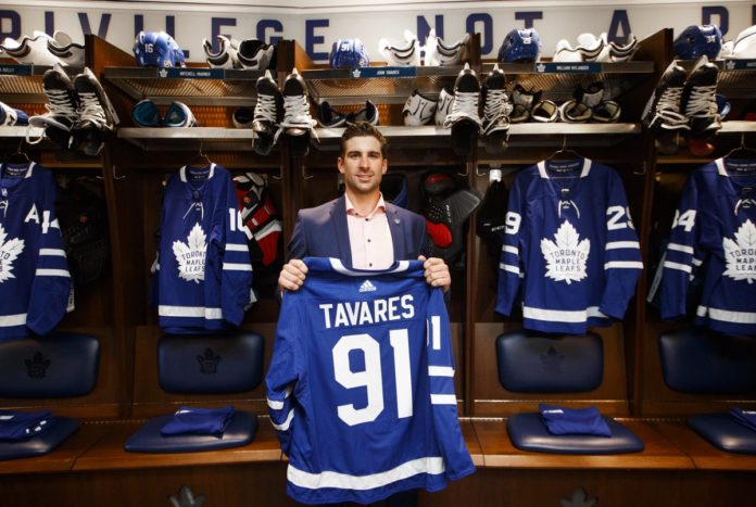 Toronto Maple Leafs' John Tavares