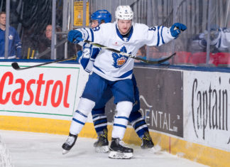 Rasmus Sandin scores in debut as Toronto Marlies extend winning streak to three against Syracuse Rasmus Sandin of the Toronto Marlies