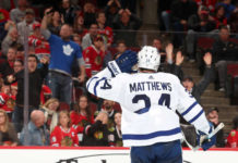 auston matthews of the toronto maple leafs