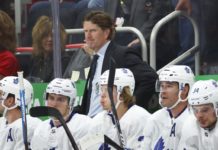 mike babcock of the toronto maple leafs