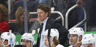 mike babcock of the toronto maple leafs