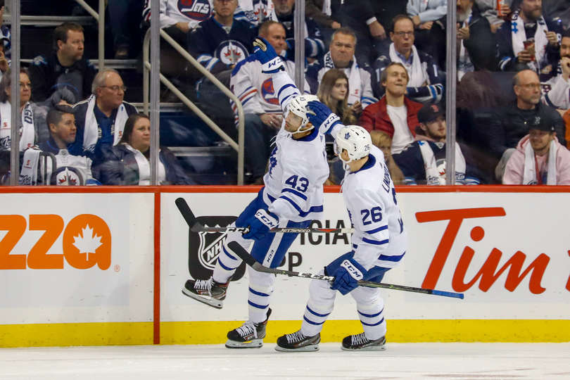 Toronto Maple Leafs Get Contributions From All Four Lines In Win Over Jets