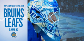 Toronto Maple Leafs vs. Boston Bruins – Game #17 Preview & Projected Lines Toronto Maple Leafs vs. Boston Bruins