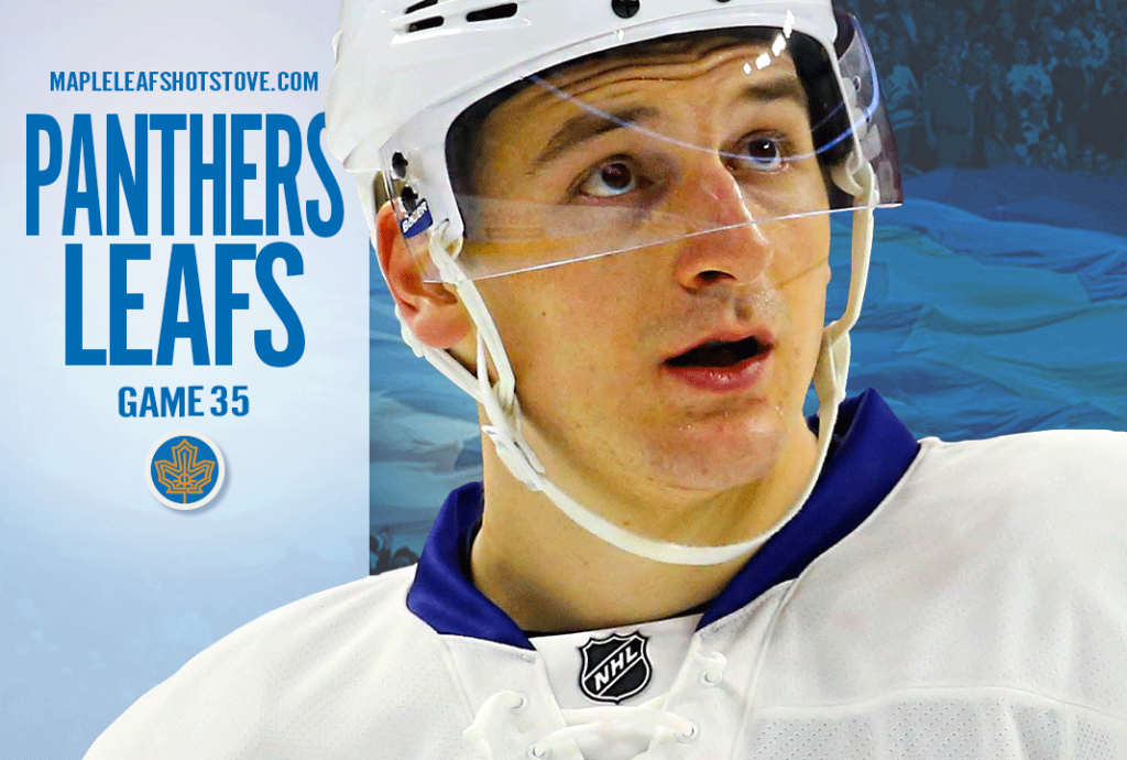 Toronto Maple Leafs vs. Florida Panthers Game 35 Preview & Projected