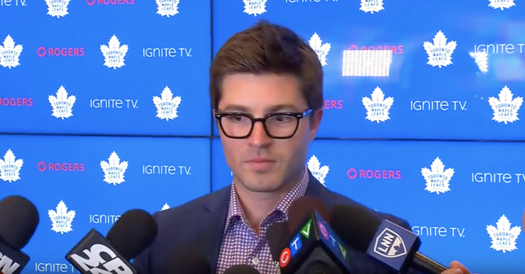 Mitch Marner and Kyle Dubas Scrum - September 14th, 2019 