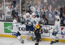 Toronto Maple Leafs defeat the Boston Bruins in Game 5