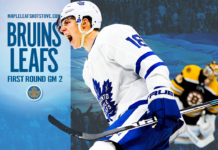 Toronto Maple Leafs vs. Boston Bruins, Game 2