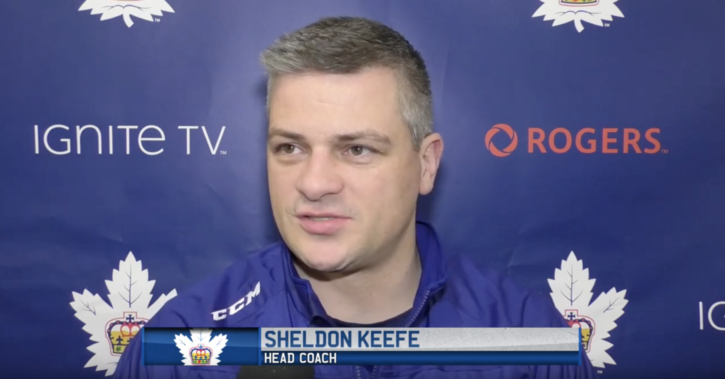 Toronto Marlies head coach Sheldon Keefe
