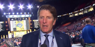 Mike Babcock on Patrick Marleau’s exit: “Patty is a good man… I believe he was a big part in recruiting John Tavares” Mike Babcock at the 2019 Draft