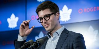 Toronto Maple Leafs GM Kyle Dubas