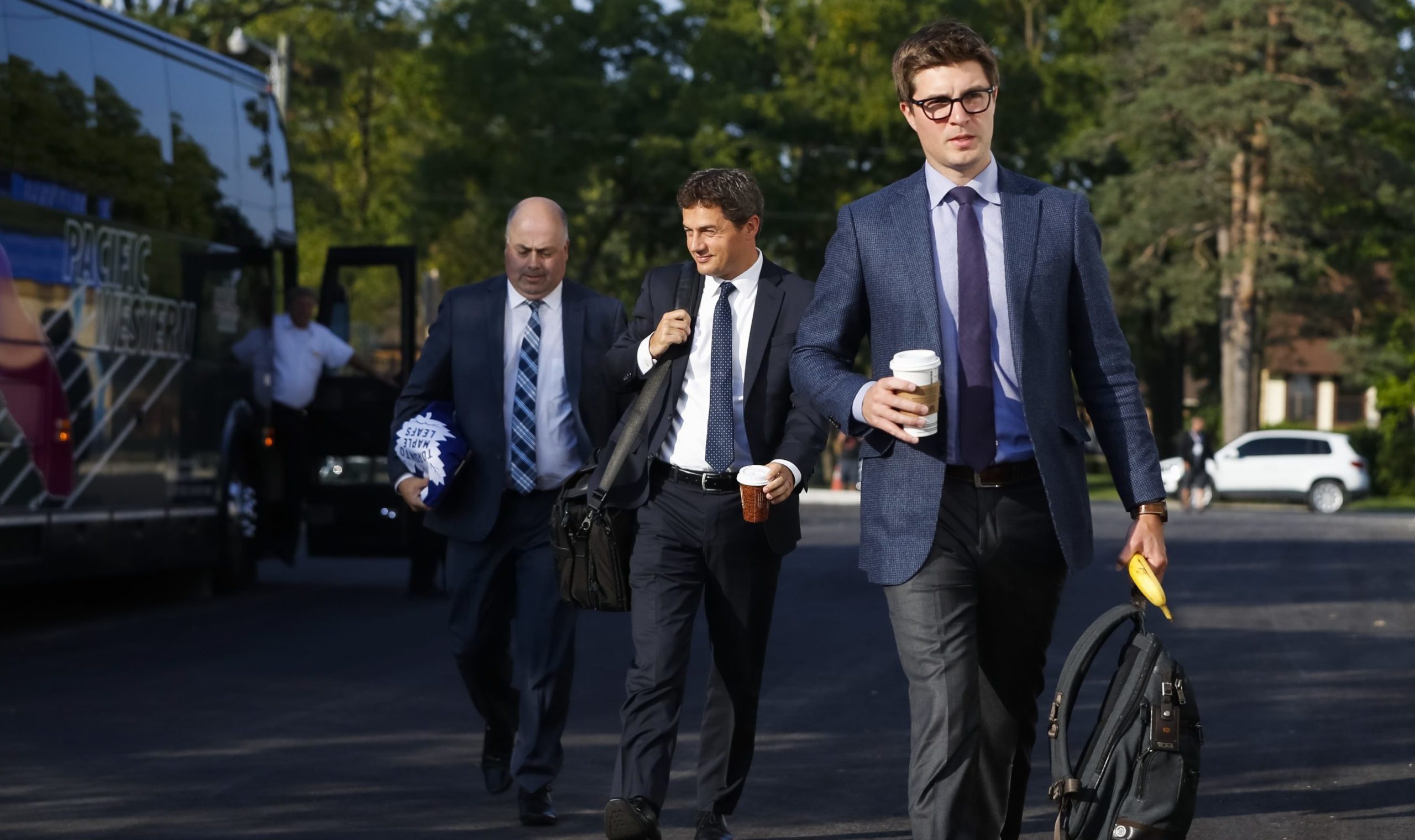 Kyle Dubas of the Toronto Maple Leafs