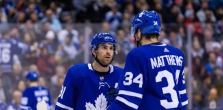 Kyle Dubas on the need to name a captain: “I am a lot closer to saying yes now than a year ago on that front” Auston Matthews and John Tavares of the Toronto Maple Leafs